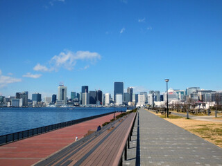 豊洲ぐるり公園と水辺の風景　市場近く