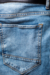 Fototapeta premium Blue jeans background