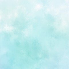 Fototapeta na wymiar dreamy pastel blue teal clouds sky background