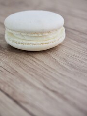 흰색 마카롱 배경, 음식, 간식