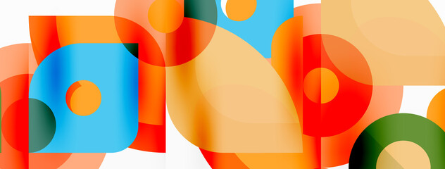 Colorful geometric pattern, minimal abstract background for wallpaper, banner, presentation