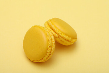 黄色いマカロン