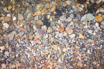 River bed background