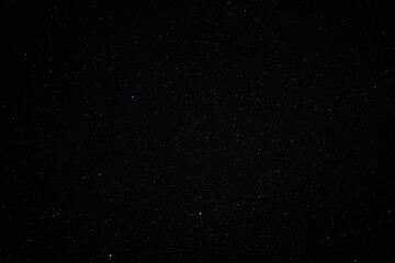 Night sky. Stars and galaxies in the sky at dusk.
