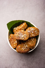 Gujarati snack muthiya or muthia