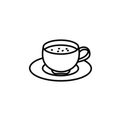 Coffee icon in vector. Logotype