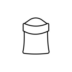 Coffee Beans Sack icon in vector. Logotype