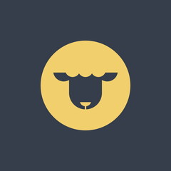 Sheep, lamb, symbol of sacrifice and obedience.