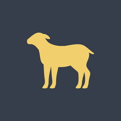 Sheep, lamb, symbol of sacrifice and obedience.