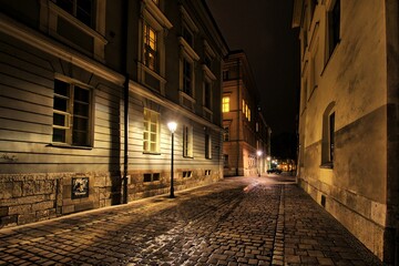 Fototapeta na wymiar Gołębia street