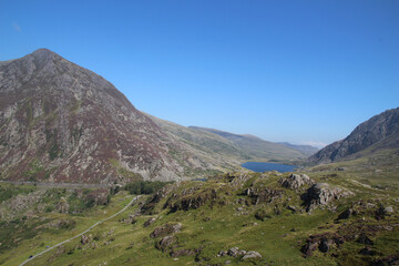 Fototapeta na wymiar Wales Mountain scene 