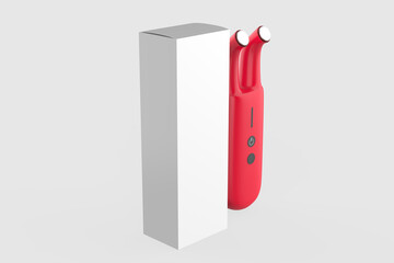 Facial Massagers Skin Tightening Facial Microcurrent Toning Device beauty products anti aging for women or men. 3d illustration