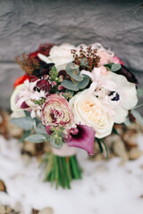 Wedding beautiful bouquet.