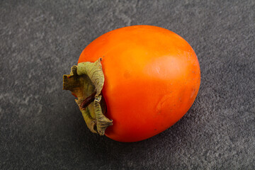 Ripe sweet and tasty persimmon