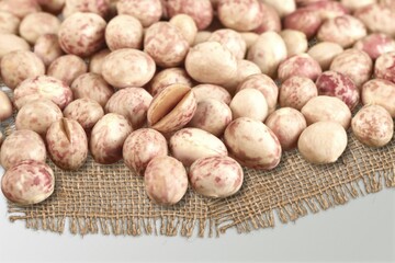 Natural beans on the desk, food concept