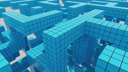 抽象的なブロックの背景
