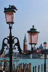 Venice tower San Giorgio Maggiore church lanterns