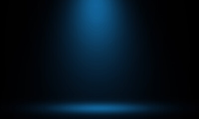 Blue light modern background image with spotlight effect