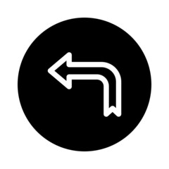 arrow left icon