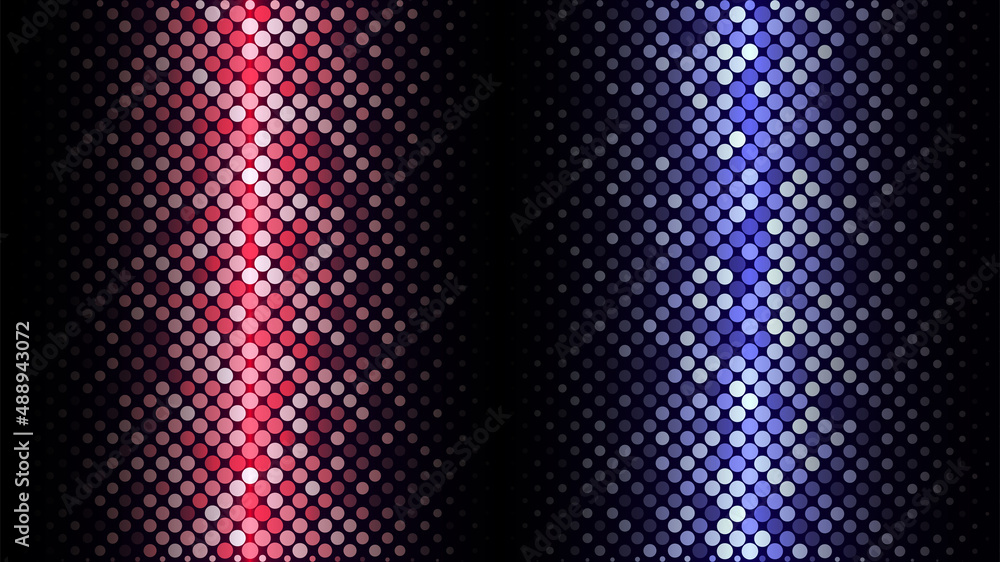 Poster abstract multi colored pixels pattern, geometric mosaic texture - vector background