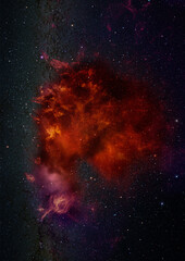 Being shone nebula