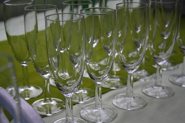 glasses of champagne