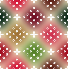 traditional BANDHANI patola seamless pattern