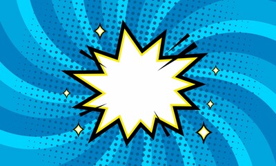 Blank comic abstract trendy background 