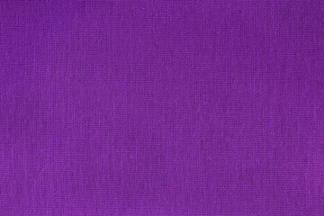 Dark purple cotton fabric texture background, seamless pattern of natural textile.