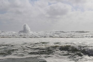 Vagues sur une plage