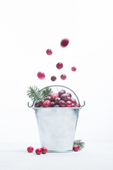 Frozen cranberries
