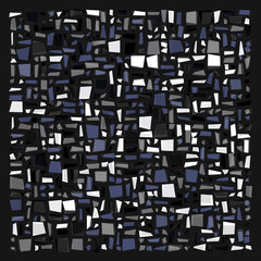Obraz premium Offset Quads generative art background art illustration