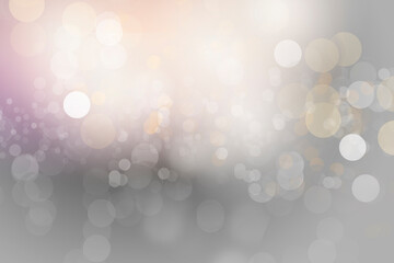 Abstract bokeh background grey and white