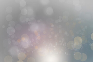 Abstract bokeh background grey and white