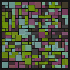 Offset Quads generative art background art illustration