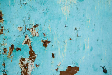 Grunge rusty metal texture. Rusted and oxidized background.