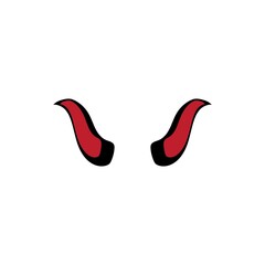 Devil horn Vector icon