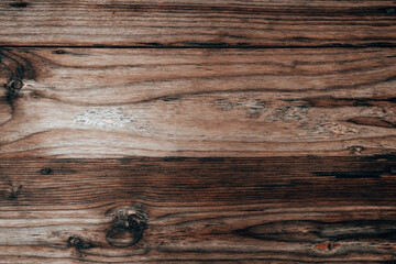 Fototapeta premium Wood texture background, weathered brown plank from barn