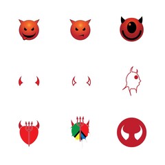 Devil horn Vector icon