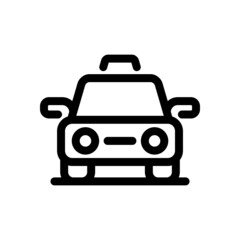Obraz premium taxi car icon
