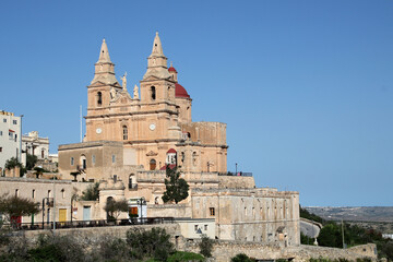  Parish church of Mellieha in Malta   