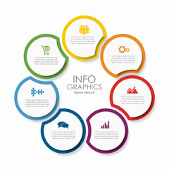 Infographic design template with place for your data. Vector illustration.