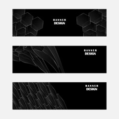 Set of banner design