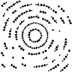 Pattern, background. Black and white texture. Vector.