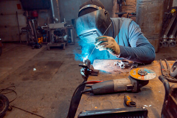 TIG welding of aluminum part for a passenger car