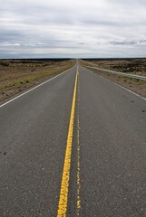 Road to nowhere in Patagonia, Argentina