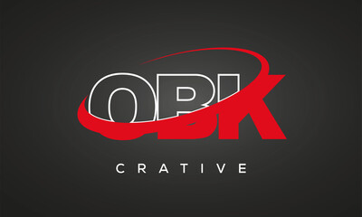 OBK letters creative technology logo design