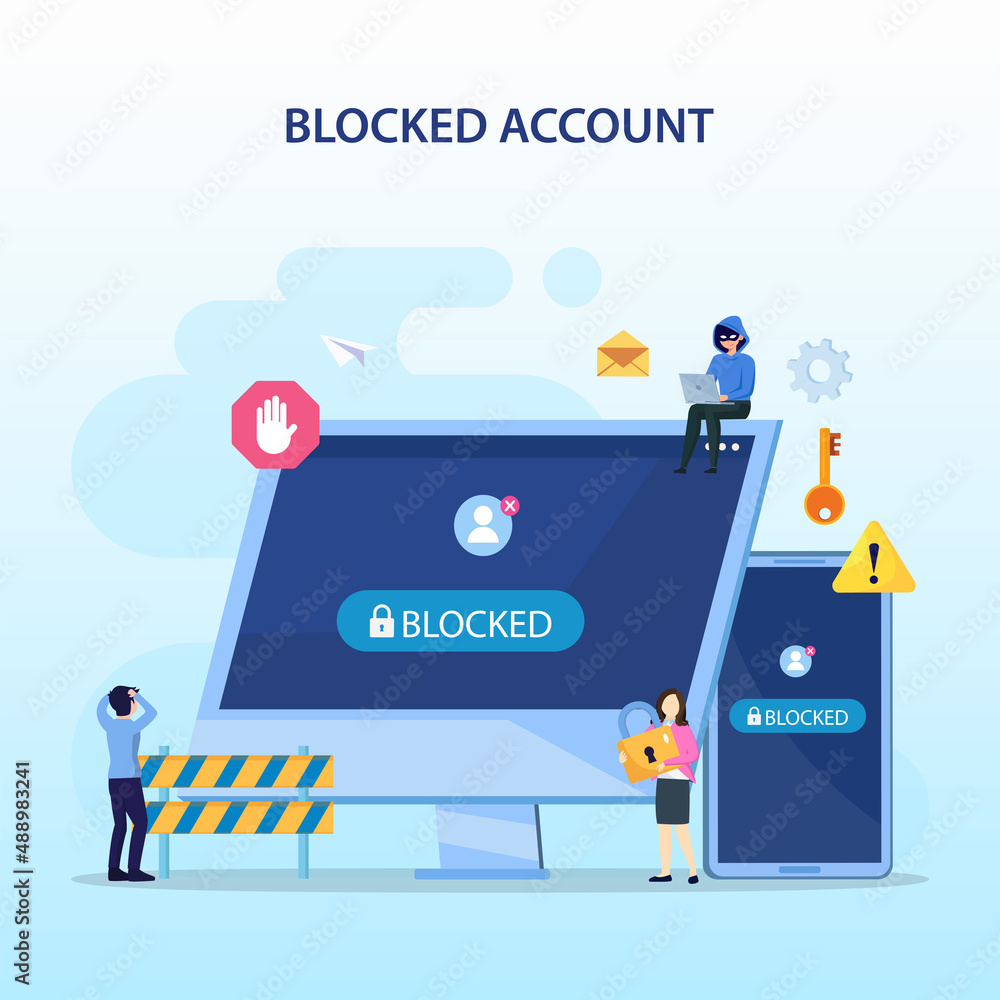Poster people are very surprised and feeling anxious about blocked user account. experts help user to unblo