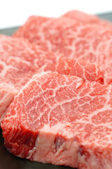 焼肉用のミスジ（国産牛肉）