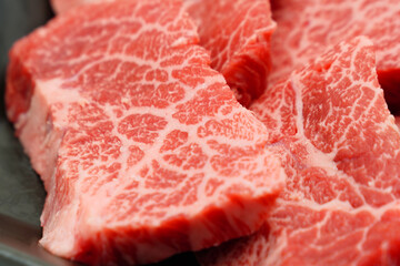 焼肉用のミスジ（国産牛肉）